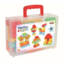 03 577 Master Bloklar 28 Parça Çantalı -Pilsan Oyuncak