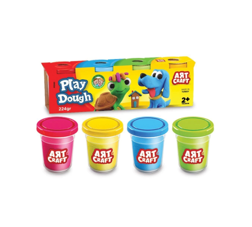03280 Dede, Art Craft 4'lü Oyun Hamuru 224 gr / +2 yaş 03280 Dede, Art Craft 4'lü Oyun Hamuru 224 gr / +2 yaş
