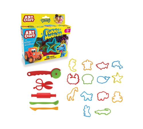 03299 Dede, Art Craft Eğlenceli Kalıplar 19 Parça / +3 yaş