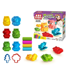03550 Dede, 3D Hayvanlar Hamur Set 200 gr / +3 yaş