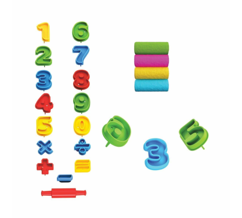 03552 Dede, 3D Rakamlar Hamur Set 200 gr / +3 yaş 03552 Dede, 3D Rakamlar Hamur Set 200 gr / +3 yaş