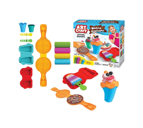 03556 Dede, Waffle & Dondurma Hamur Set 200 gr / +3 yaş