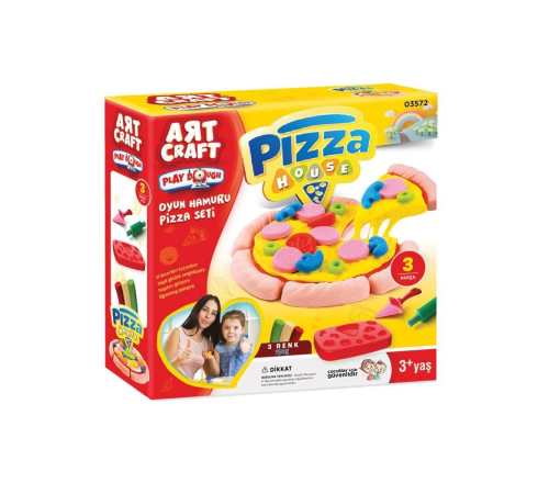 03572 Dede, Pizza Seti Oyun Hamuru 150 gr / +3 yaş 03572 Dede, Pizza Seti Oyun Hamuru 150 gr / +3 yaş