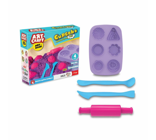 03624 Dede, Artsand Kap Kek - Cupcake Kum Seti / +3 yaş 03624 Dede, Artsand Kap Kek - Cupcake Kum Seti / +3 yaş