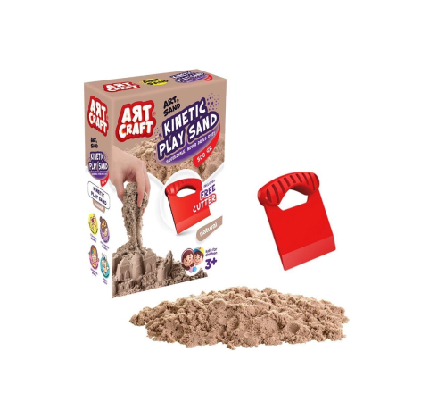 03685 Dede, Aksesuarlı Naturel Kinetik Oyun Kumu 500 gr 03685 Dede, Aksesuarlı Naturel Kinetik Oyun Kumu 500 gr