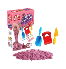 03693 Dede, Aksesuarlı Pembe Kinetik Oyun Kumu 1000 gr