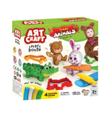 03697 Art Craft Eğlenceli Hayvanlar Hamur Set 200 gr