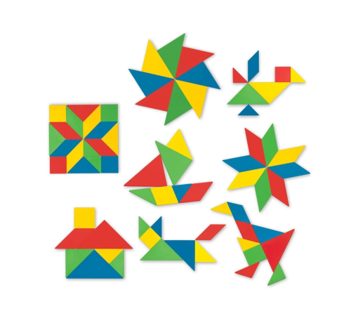 03698 Dede, Tangram 28 Parça