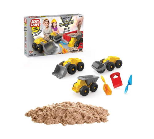 03727 İş Makineleri Kum Seti 750 gr -Dede 03727 İş Makineleri Kum Seti 750 gr -Dede