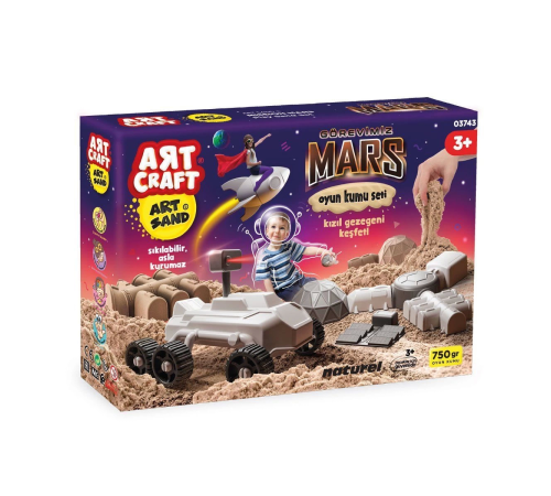 03743 Art Craft Görevimiz Mars Kinetik Kum Oyun Seti 750 gr. 03743 Art Craft Görevimiz Mars Kinetik Kum Oyun Seti 750 gr.
