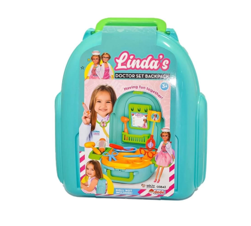 03843 LİNDA NIN DOKTOR SET SIRT ÇANTASI -FEN 03843 LİNDA NIN DOKTOR SET SIRT ÇANTASI -FEN