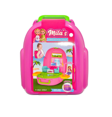 03869 Mila'nın Oturma Odası Set Sırt Çantası