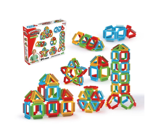 03896 Geometrik Puzzle 64 Parça 03896 Geometrik Puzzle 64 Parça