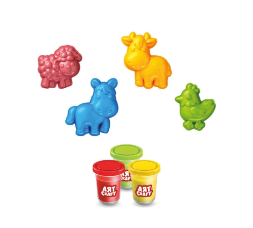 03993 Art Craft Çiftlik Hayvanları Hamur Set 168 Gr -Fentoys