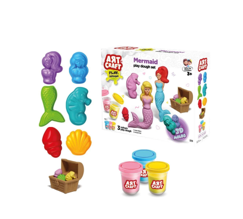 03994 Art Craft Deniz Kızı Hamur Set 168 Gr -Fentoys 03994 Art Craft Deniz Kızı Hamur Set 168 Gr -Fentoys