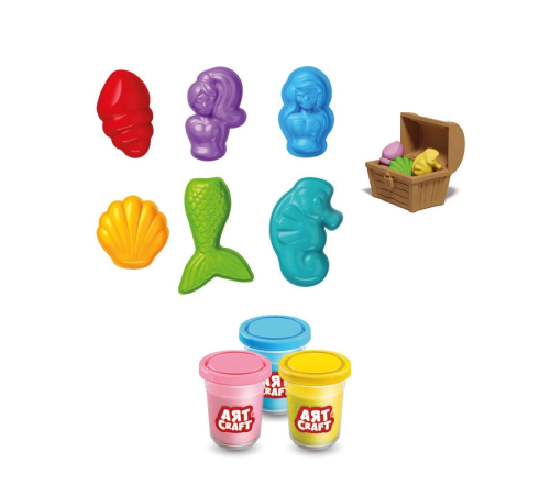 03994 Art Craft Deniz Kızı Hamur Set 168 Gr -Fentoys 03994 Art Craft Deniz Kızı Hamur Set 168 Gr -Fentoys