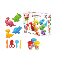 03995 Art Craft 3D Dinozorlar Hamur Set 168 Gr -Fentoys