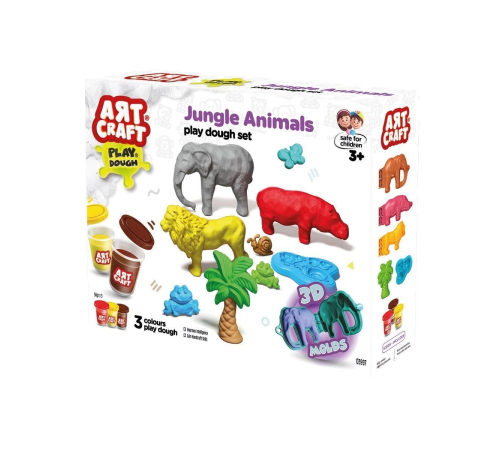 03997 Art Craft Orman Hayvanları Hamur Set 168 Gr -Fentoys