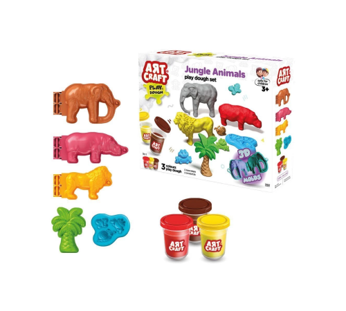 03997 Art Craft Orman Hayvanları Hamur Set 168 Gr -Fentoys