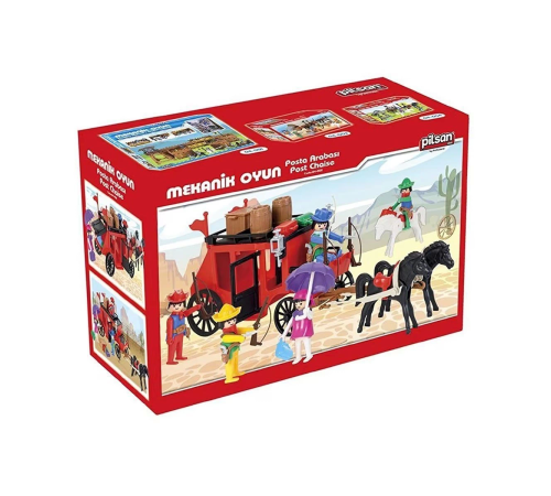 04 002 Mini Mekanik Seri 2 Posta Arabası -Pilsan Oyuncak 04 002 Mini Mekanik Seri 2 Posta Arabası -Pilsan Oyuncak