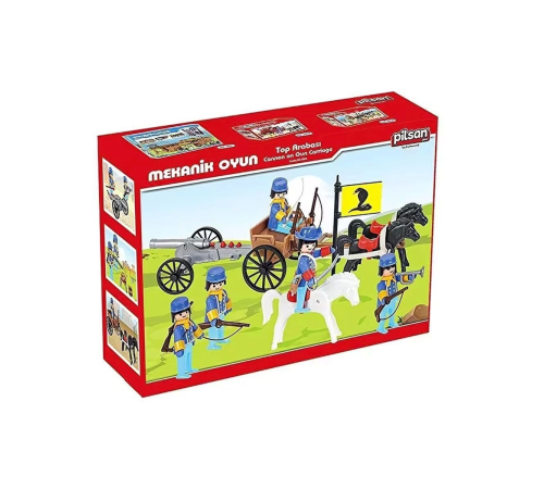 04 004 Mini Mekanik Seri 4 Top Arabası -Pilsan Oyuncak