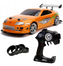1:10 Fast & Furious 1995 Kumandalı Brian's Toyota Supra Drift Turbo Araba