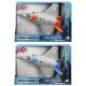 1:16 Maxx Wheels Sesli ve Işıklı Jet Fighter Uçak - 1 Adet Stokta Olan Gönderilir