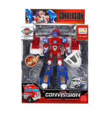 1:24 Sesli ve Işıklı Dönüşebilen Robot 22 cm