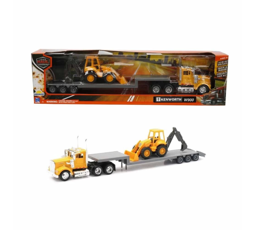 1:43 Long Haul Kenworth Taşıyıcı Tır ve Dozer
