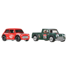 1:64 Hot Wheels Premium Car Culture 2'li Morris Mini Ve 67 Austin Mini Pickup