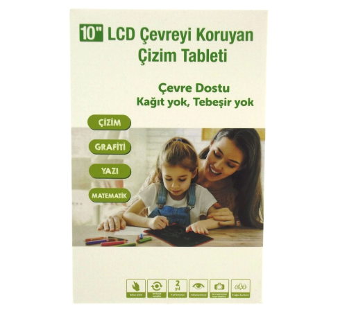 10 Inch LCD Kırmızı Yazı Tahtası