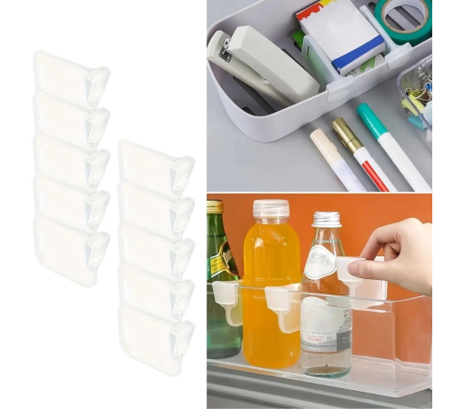 10'luŞeffaf Buzdolabı Yan Kapı Düzenleyici Buzdolabı Dolap İçi Bölümleyici Aparatlar 10'luŞeffaf Buzdolabı Yan Kapı Düzenleyici Buzdolabı Dolap İçi Bölümleyici Aparatlar