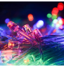 10 Metre 100 Ledli 8 Fonksiyonlu Karışık Renkli RGB Led Lamba