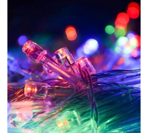 10 Metre 100 Ledli 8 Fonksiyonlu Karışık Renkli RGB Led Lamba 10 Metre 100 Ledli 8 Fonksiyonlu Karışık Renkli RGB Led Lamba
