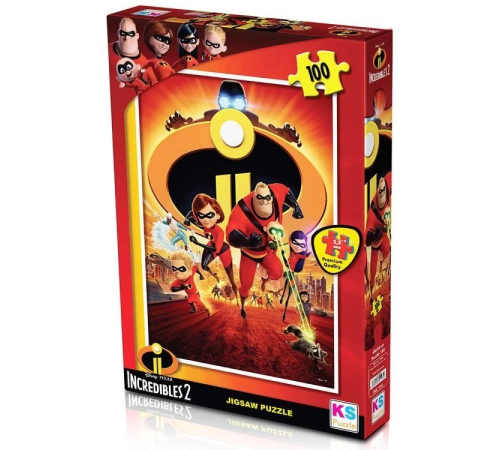 100 Parça Incredibles 2 Puzzle