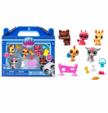1005103 Littlest Pet Shop Minişler 5'li Figür Seti S1 Çiftlik Temalı -Sunman