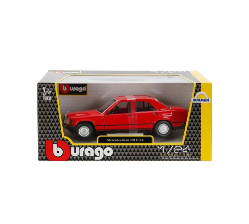 1021103 1:24 Mercedes Benz 1987 190 E Model Araba