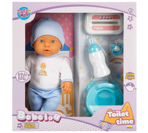 1030141 Sesli Bebelou Tuvalet Zamanı Bebek Seti 32 cm 1030141 Sesli Bebelou Tuvalet Zamanı Bebek Seti 32 cm