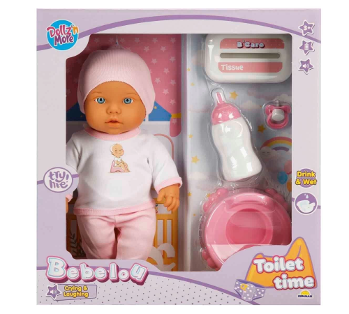 1030141 Sesli Bebelou Tuvalet Zamanı Bebek Seti 32 cm 1030141 Sesli Bebelou Tuvalet Zamanı Bebek Seti 32 cm