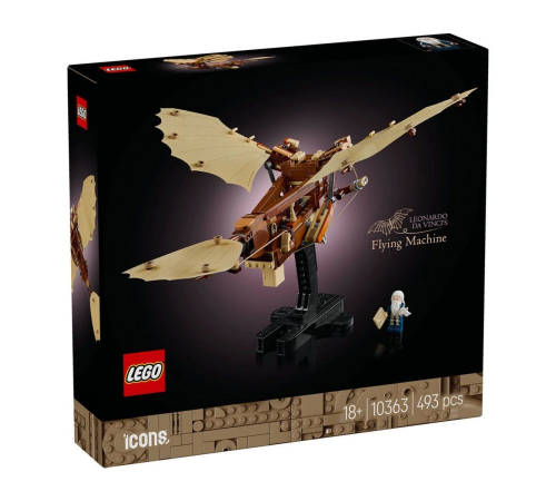 10363 Lego icons - Leonardo da Vincinin Uçan Makinesi 493 parça +18 yaş