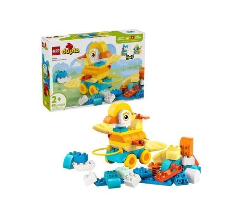10448 Lego Duplo 3'ü1 Arada Tekerlekli Hayvanlar 58 parça +2 yaş 10448 Lego Duplo 3'ü1 Arada Tekerlekli Hayvanlar 58 parça +2 yaş