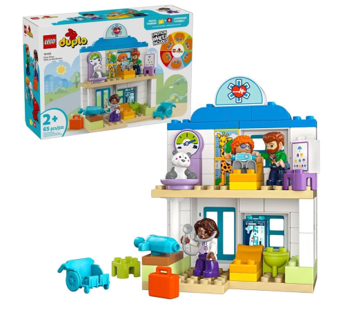 10449 Lego Duplo İlk Doktor Ziyareti 65 parça +2aş 10449 Lego Duplo İlk Doktor Ziyareti 65 parça +2aş