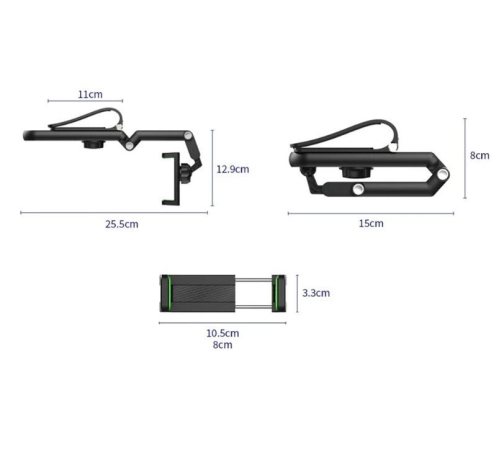 1080° Dönebilen Çok Fonksiyonlu Telefon Tutucu CM-103 1080° Dönebilen Çok Fonksiyonlu Telefon Tutucu CM-103