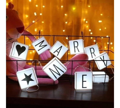 10lu Lightbox Işıklı Harf Mesaj Panosu Dekoratif Harf Işık Zinciri 10lu Lightbox Işıklı Harf Mesaj Panosu Dekoratif Harf Işık Zinciri