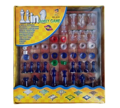 11 in 1 Satrançlı Oyun Seti