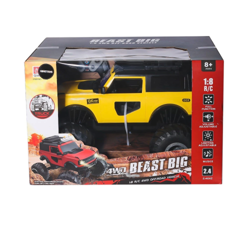 112409 Kumandalı Dev Jeep  1:18 -Gepettoys