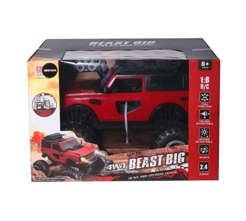 112409 Kumandalı Dev Jeep  1:18 -Gepettoys