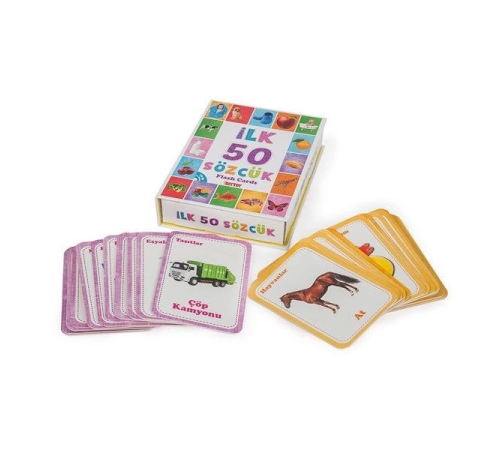 1161 DıyToy, Flash Cards - İlk 50 Sözcük / +12 ay