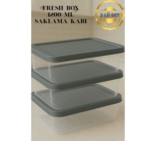 1200 ml Freshbox Saklama Kabı 1200 ml Freshbox Saklama Kabı