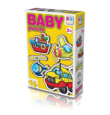 12003 KS Baby Puzzle - Ulaşım Araçları / 15 Parça Puzzle / +2 yaş